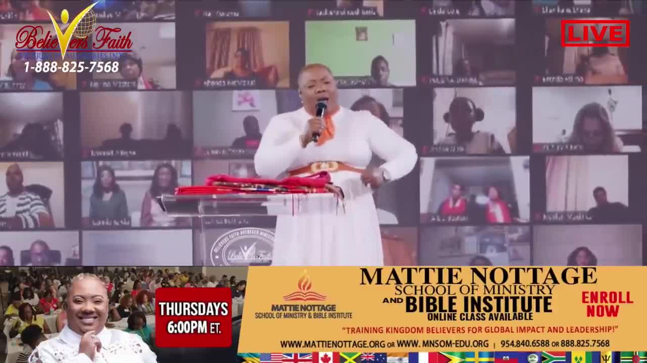 SPIRITUAL AUTHORITY OVER CURSES __ PROPHETESS DR. MATTIE NOTTAGE