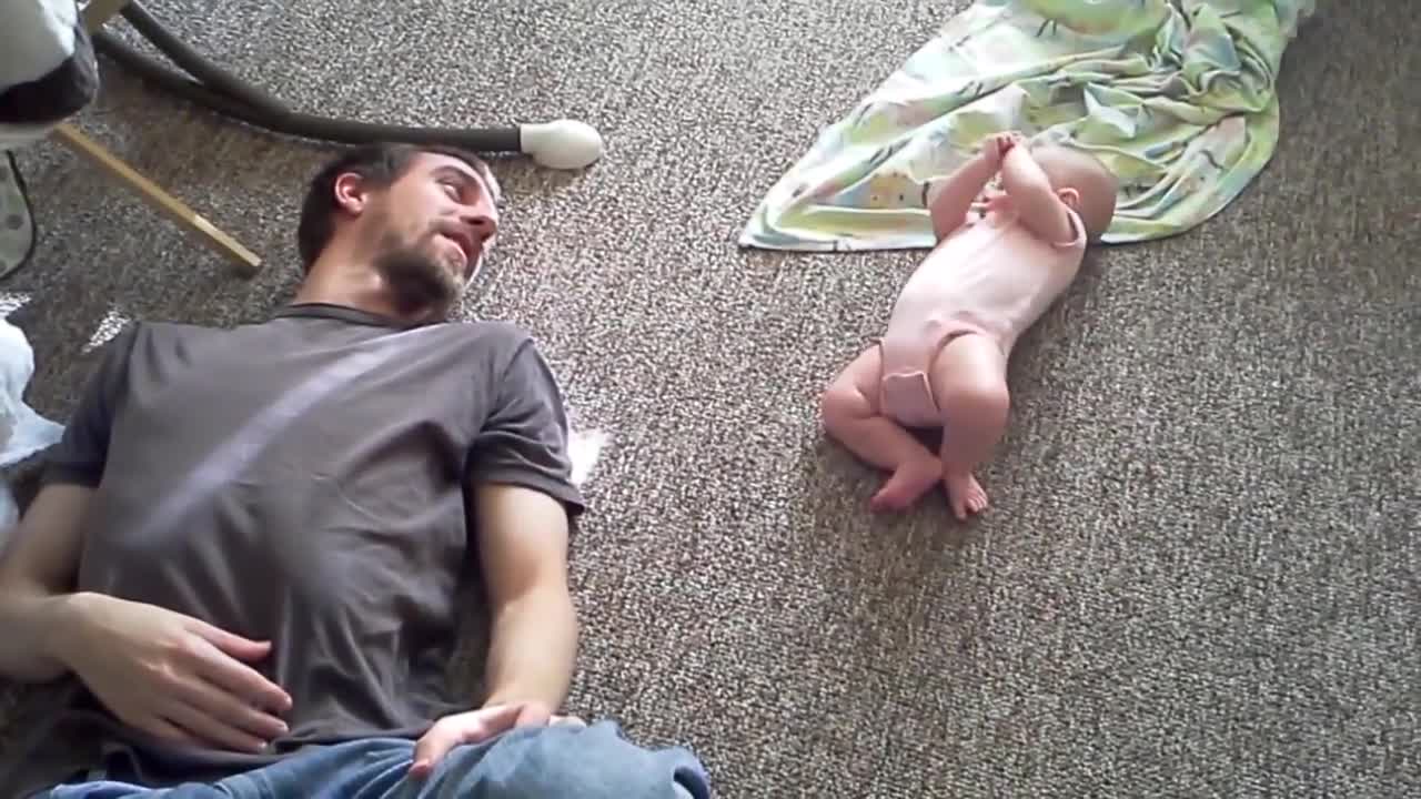 Haley tries to roll over