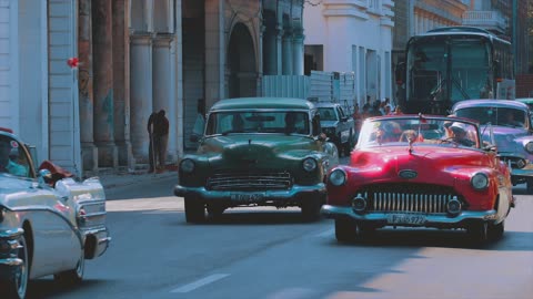 Classic Cuba cars