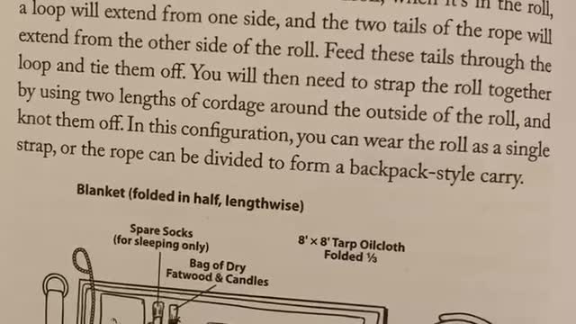 How to roll your survival pack