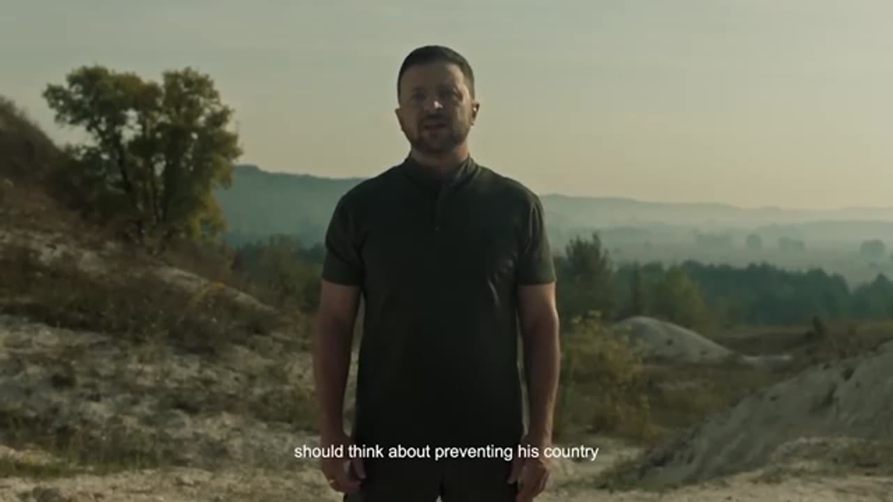 Zelensky appears in Independence Day video purportedly film