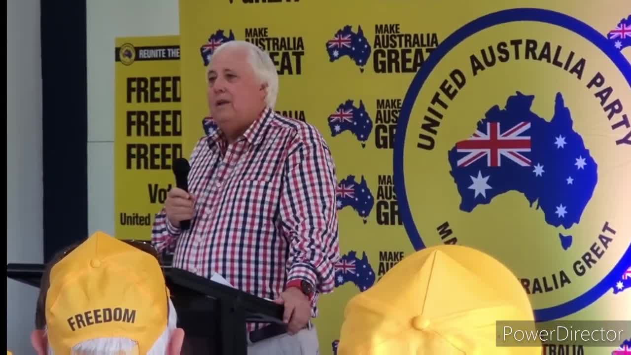 TINLA 168: Clive Palmer Speech 23 01 2022. 2022 Federal Election. Fadden - Gold Coast. #UAP / #PUP