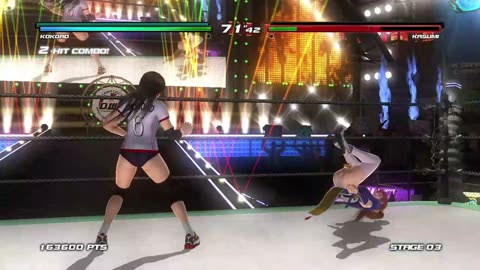 Kasumi+Kokoro vs Christine+Ayane
