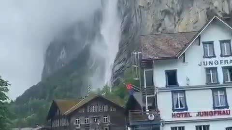 Amazing mountain in Switzerland 😮😱