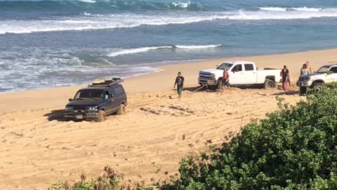 Stuck at Polihale