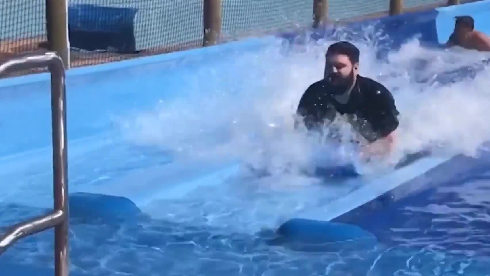 Funny Water Sliding