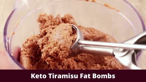 Keto Tiramisu Fat Bombs | Easy Keto diet Recipe For Beginners