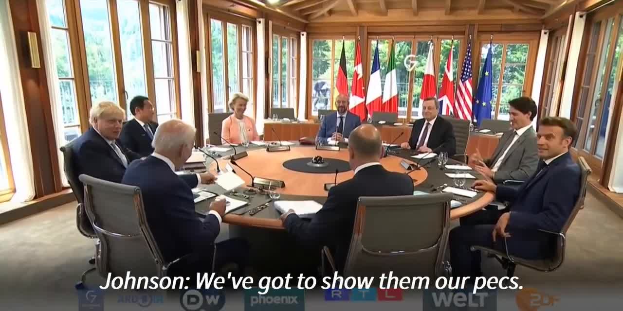 The G7 leaders have been invoking the memory of Vladimir Putin