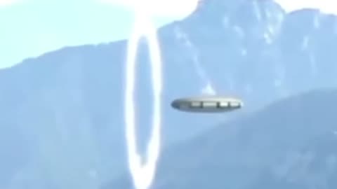 Saucer Enters Portal