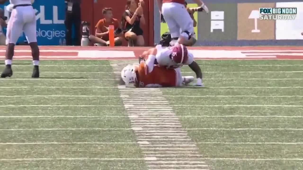 Texas QB Quinn Ewers Suffers Injury vs Alabama | 2022 College Football