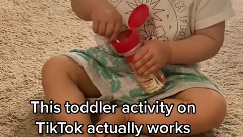 This toddler activityon actually works