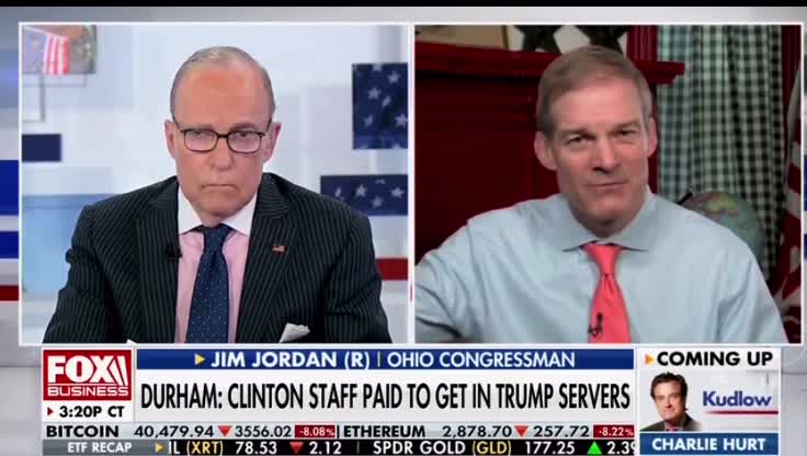 Jim Jordan- according to the filing they tried to “frame” The President of the United States.