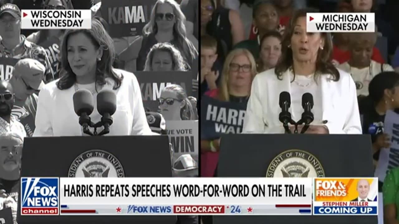 Critics notice something about Kamala rallies: 'What a robot!'