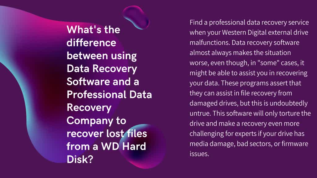 Is Western Digital Data Recovery System the Best Way to Recover Data from External Hard Drives?