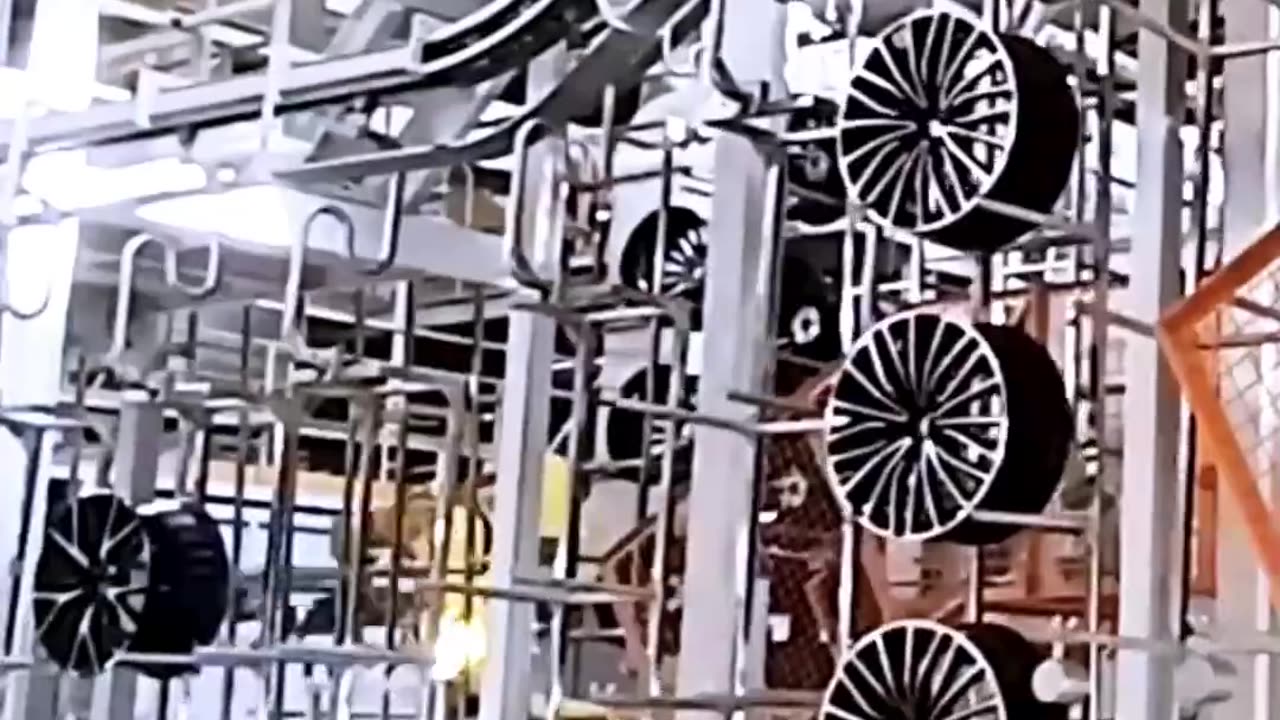 Automobile Wheel Automatic Powder Coating Line