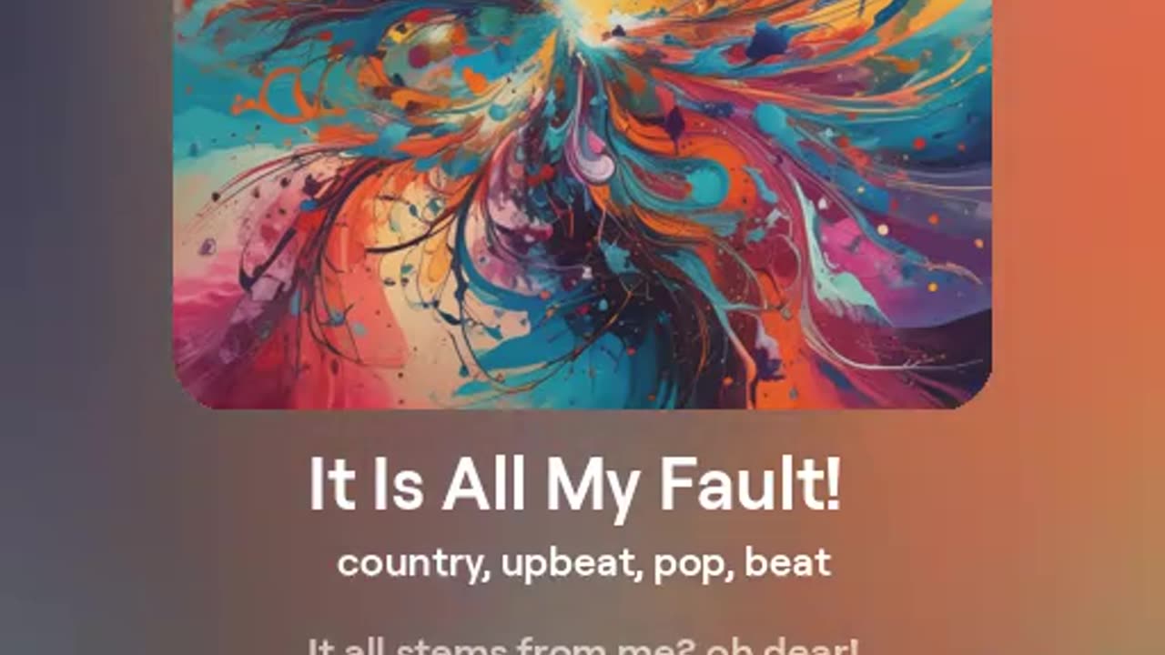 It Is All My Fault! [FULL SONG]