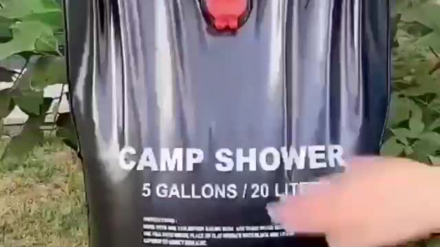 Water shower bag