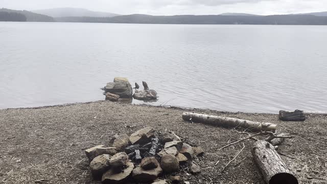 Backcountry Campsite #1, Dispersed Campsites West Shore of Timothy Lake – Mount Hood – Oregon – 4K