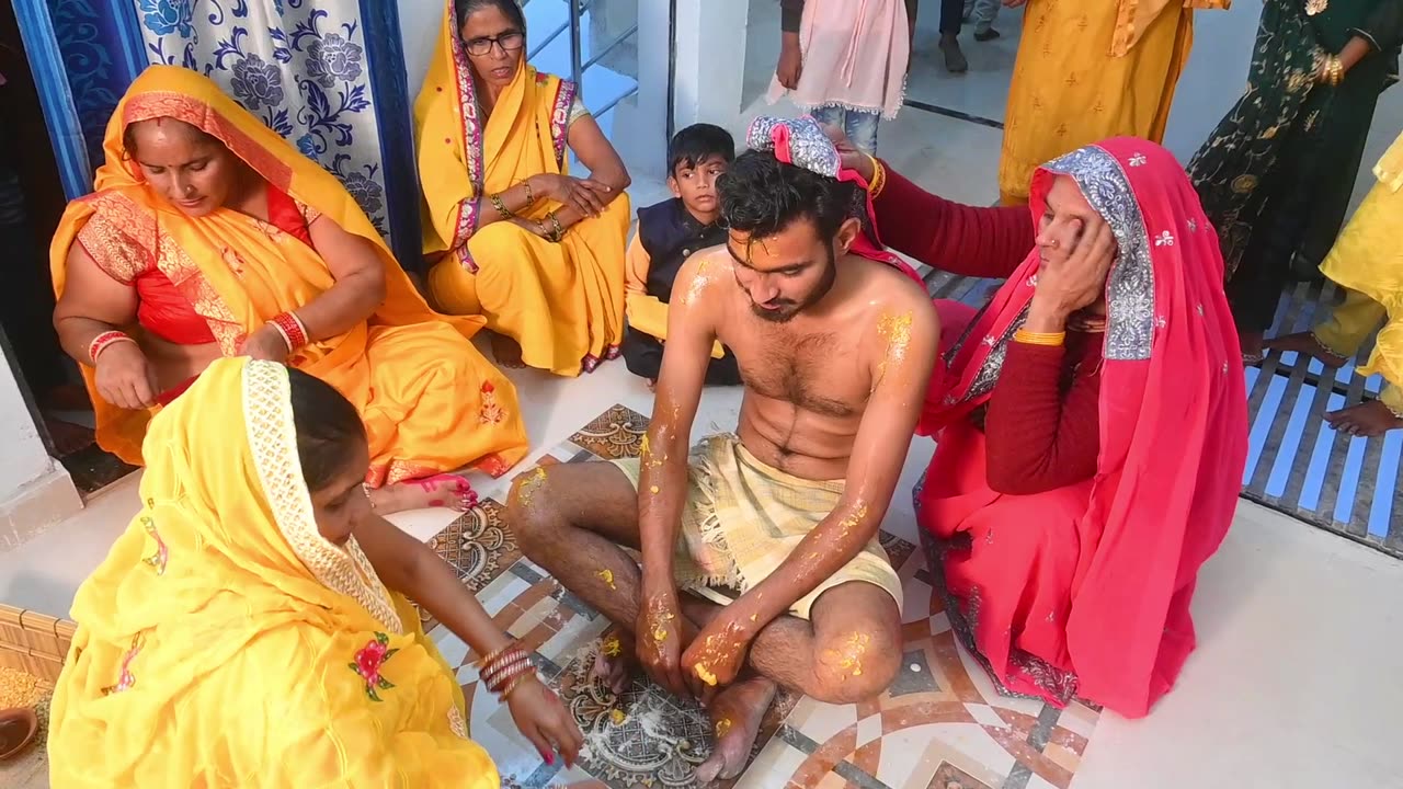 Monu Weds MAHI HALDI CERAMONY