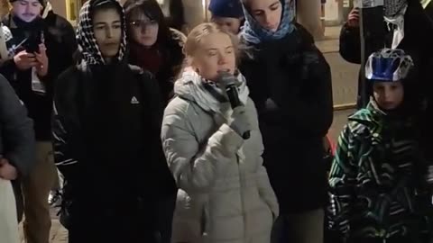 Greta Thunberg in Germany: "No one can remain silent when there is an ongoing genocide."