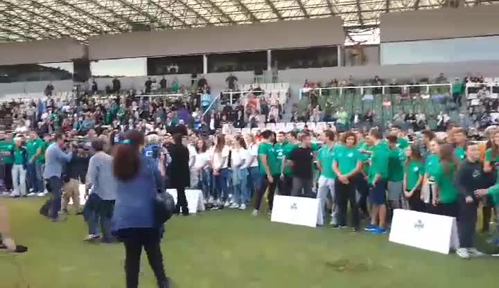 Η παρακάμερα του Leoforos από τον Αγιασμό του Παναθηναϊκού Α.Ο.