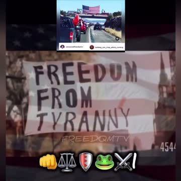 American trucker convoy protest for FREEDOM in washing D.C.