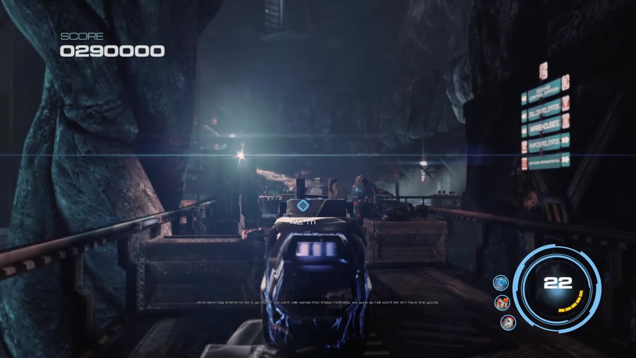 Alien Rage - Unlimited, Playthrough, Level: Destruction