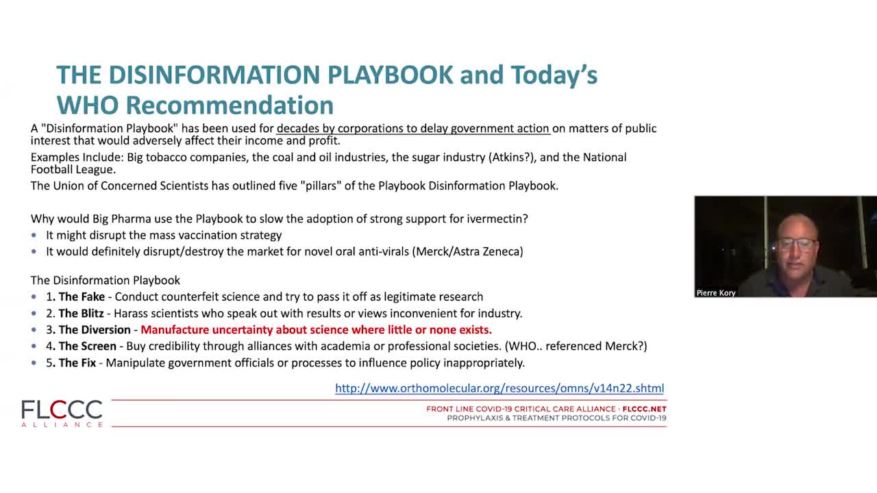 WHO (World Health Organisation) manipulating the people.