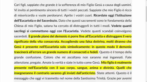 "IL GRANDE PIANO DEL DEMONIO CONTRO IL CATTOLICESIMO!!"
