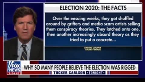 Tucker talks about election fraud