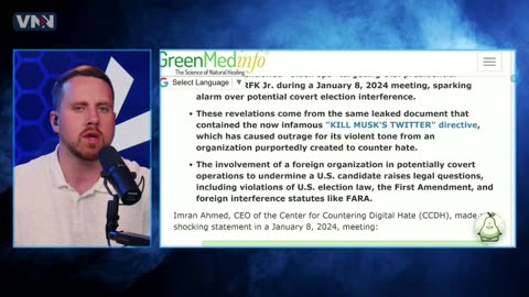 EXPOSED: CEO Imran Ahmed plotted to kill 𝕏 , plotting “BLACK OPS” campaign to silence RFK Jr