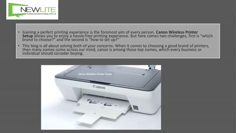 Canon Wireless Printer Setup | Learn Easy Steps