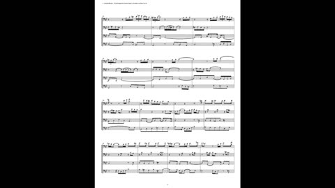 J.S. Bach - Well-Tempered Clavier: Part 2 - Fugue 14 (Bassoon Quartet)