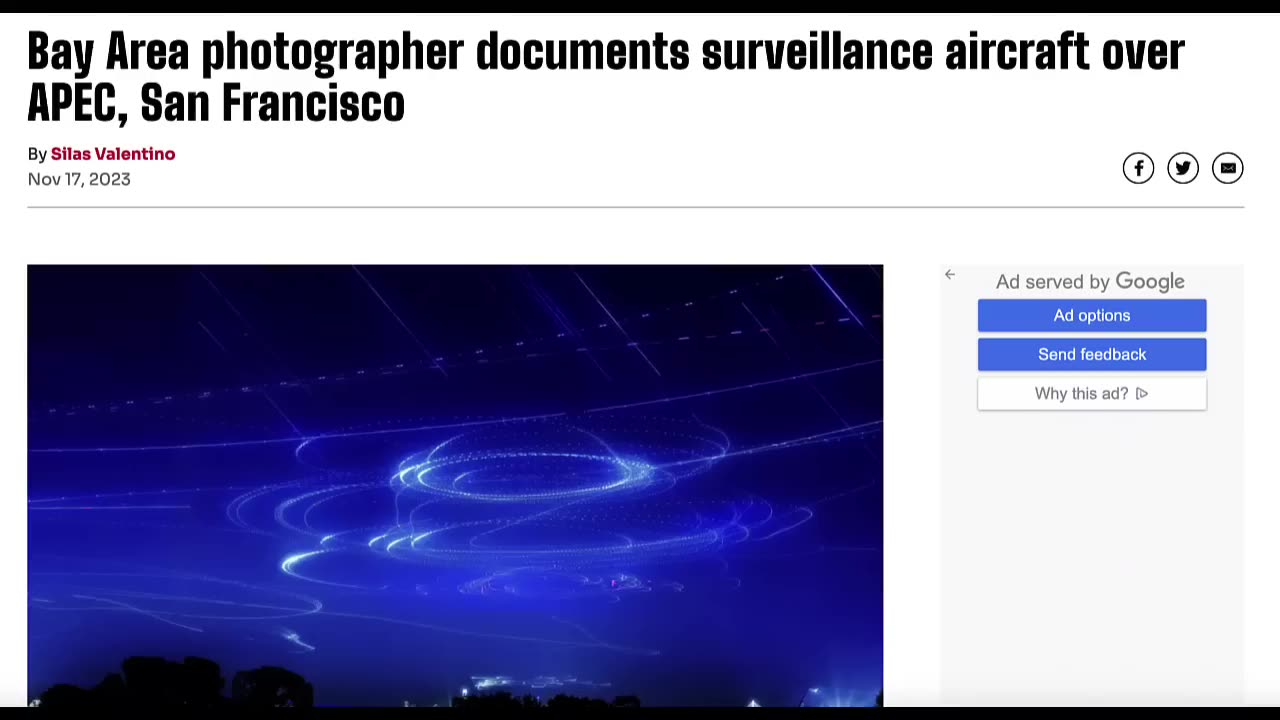 STRANGE SKIES APPEAR OVER APEC MEETING! IS IT SURVEILLANCE OR IS SOMETHING ELSE