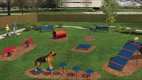 BarkPark Best in Show 7-Piece Dog Agility Course Set