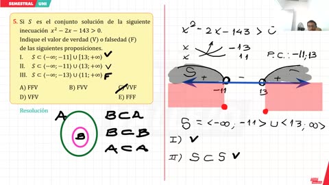 SEMESTRAL VALLEJO 2024 | Semana 07 | Lenguaje | Filosofía | Álgebra