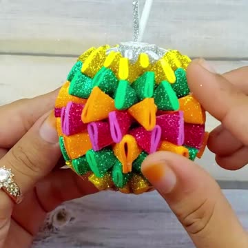 Beautiful Xmas Tree Ornaments❄Handmade Christmas Ball🎄DIY Christmas Crafts Idea🎄
