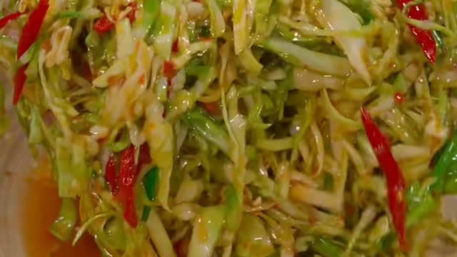 Cold cabbage