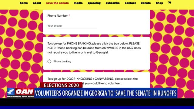 Volunteers organize in Ga. to ‘Save the Senate’ in Runoffs