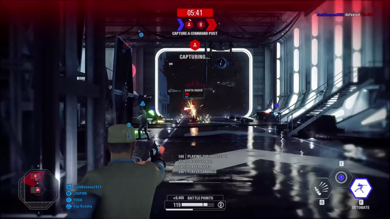 SWBF2 2017: Instant Action Mission (Attack) Rebel Alliance Death Star II Gameplay