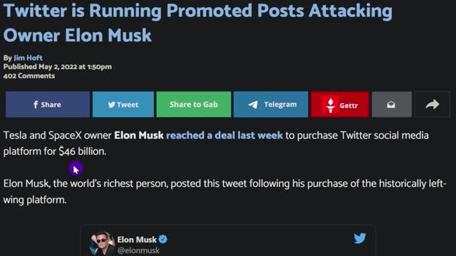 Elon Musk Hate Posts Promoted By Twitter