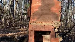 Burned down house next to Fire Watch Tower