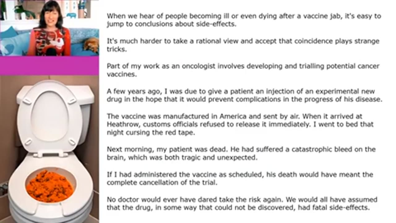 Doc says "Strange Tricks" & "Coincidence" is why people DIE after poison shots