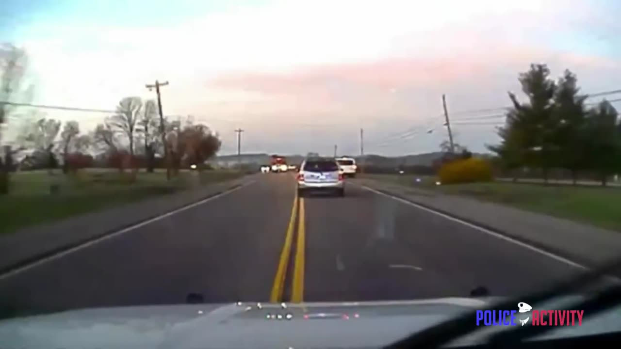 Wild Police Chase Ends In Head-On Collision