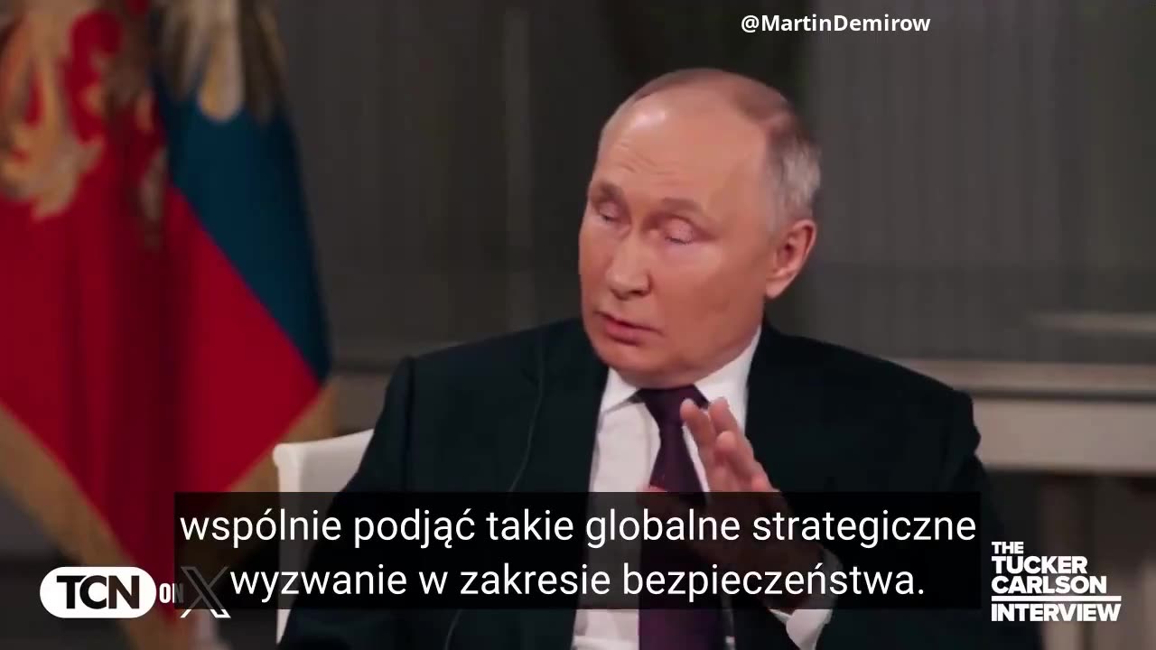 Wywiad Putina u Tuckera Carlsona (napisy PL)