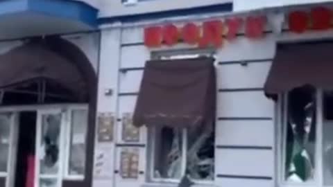 The consequences of shelling and strikes in Akhtyrka in the Sumy region