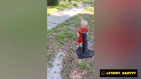 Boy having fun with playing games