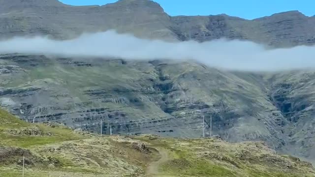 The senic roads in iceland...