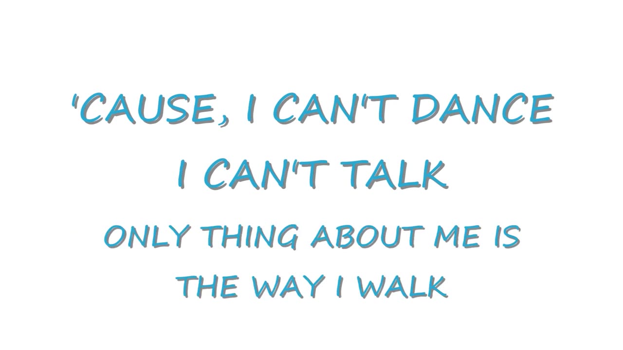 Genesis I Can't Dance Lyrics