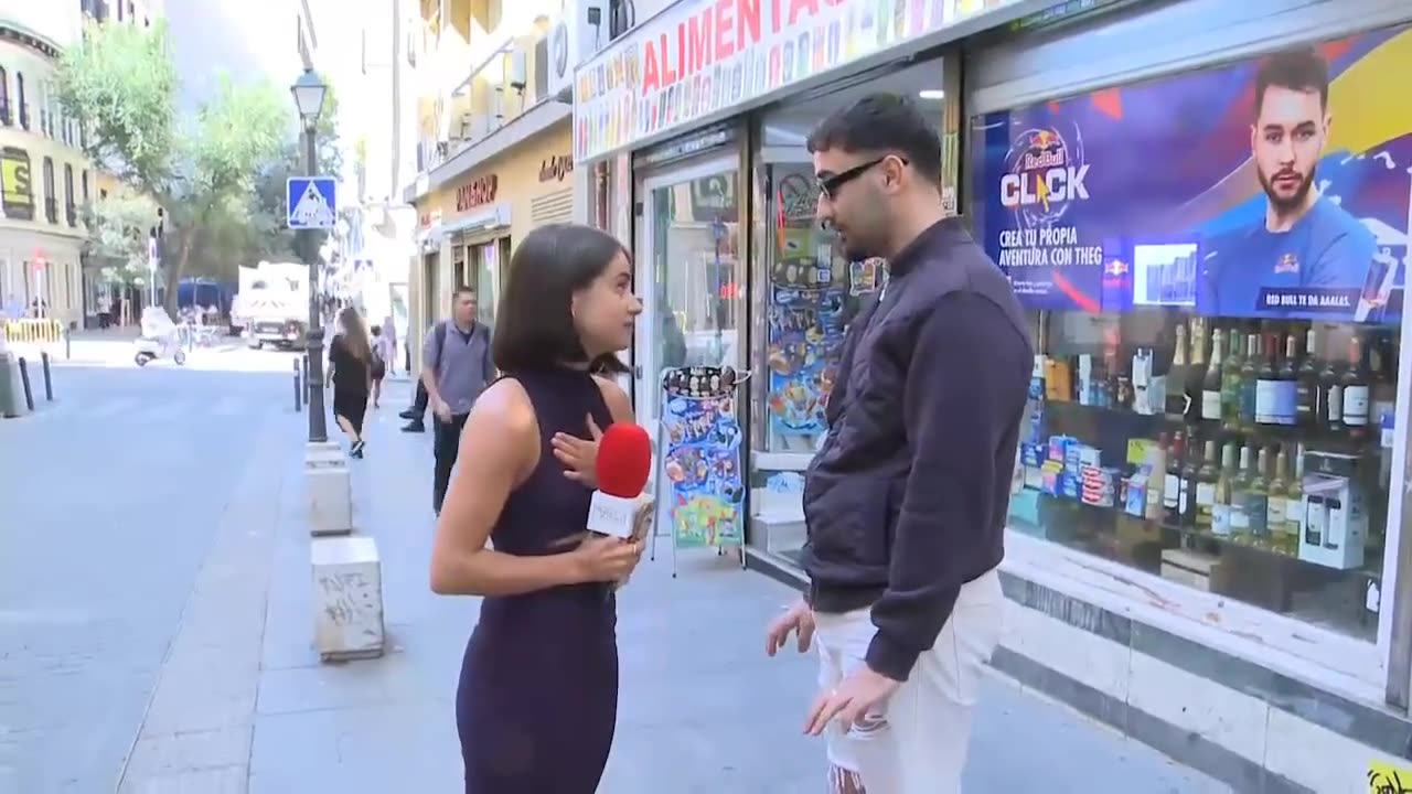 A creep in Spain gropes a reporter on live TV. Watch. [He was arrested]